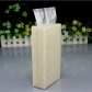 5 pcs Wholesale Clear Vacuum Rice-brick Packaging Bags Plastic Side Gusset Bag of Rice